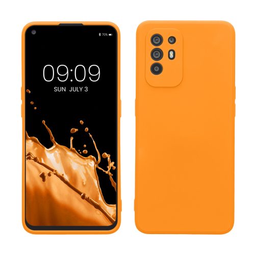 Kwmobile tok OPPO A94 5G-hez, narancssárga, szilikon, KWM000015XY019C