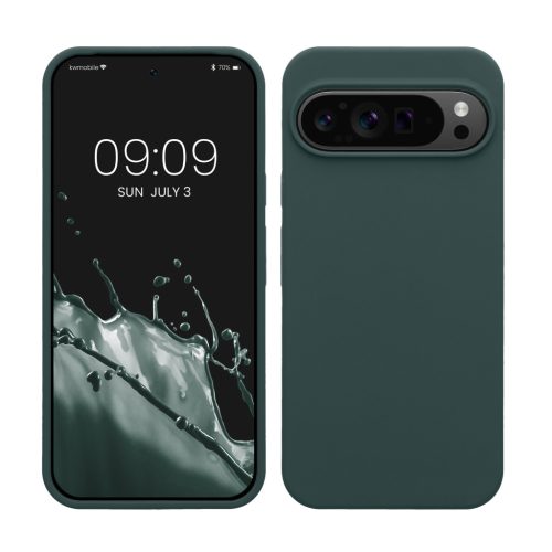 Kwmobile Google Pixel 9 Pro XL tok, zöld, szilikon, KWM000020PV018C