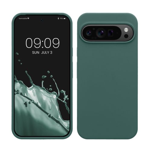 Kwmobile Google Pixel 9 Pro XL tok, zöld, szilikon, KWM000020PV021C