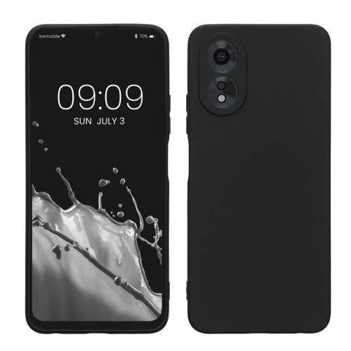 Kwmobile tok OPPO A38/A18-hoz, fekete, szilikon, KWM000020QM001C