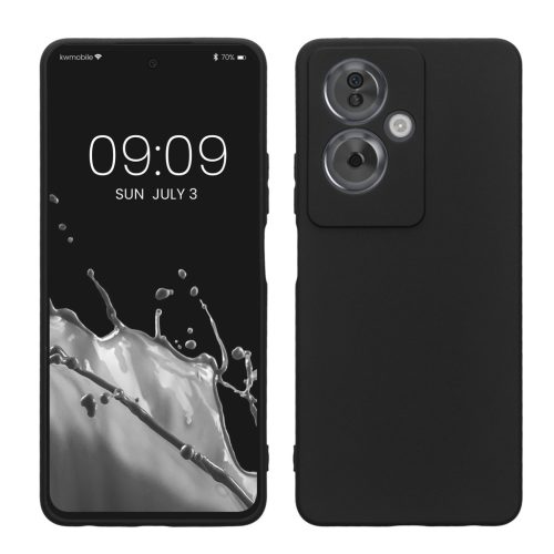 Kwmobile tok OPPO A79 5G-hez, fekete, szilikon, KWM000020QN001C