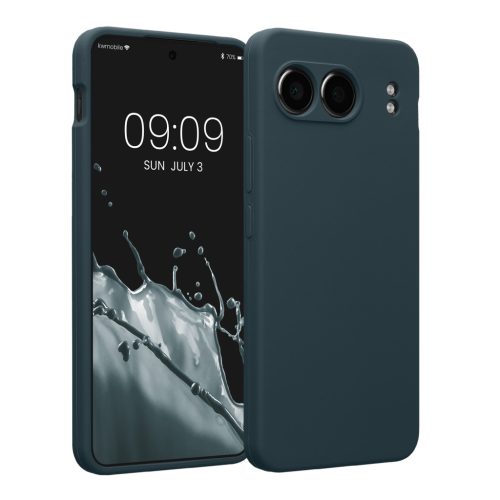 Kwmobile OnePlus Nord 4 tok, sötétzöld, szilikon, KWM000022VH003C