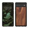 Kwmobile Google Pixel 6a tok, barna, fa/szilikon, KWM000015MB003C