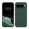 Kwmobile Google Pixel 9 Pro XL tok, sötétzöld, szilikon, KWM000020PU010C