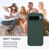 Kwmobile Google Pixel 9 Pro XL tok, sötétzöld, szilikon, KWM000020PU010C