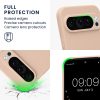 Kwmobile Google Pixel 9 Pro XL tok, krémszínű, szilikon, KWM000020PU012C