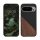 Kwmobile tok Google Pixel 9/Pixel 9 Pro készülékhez, barna/fekete, fa/szilikon, KWM000020QR001C