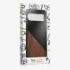 Kwmobile Google Pixel 9 Pro XL tok, barna/fekete, fa/szilikon, KWM000020QS001C
