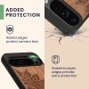 Kwmobile Google Pixel 9 Pro XL tok, barna, fa/szilikon, KWM000020QT002C