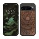 Kwmobile Google Pixel 9 Pro XL tok, barna, fa/szilikon, KWM000020QT003C