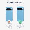 Kwmobile Google Pixel 9 Pro XL tok, barna, fa/szilikon, KWM000020QT003C