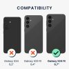Kwmobile tok Samsung Galaxy S24 FE-hez, barna, fa/szilikon, KWM000021WK001C