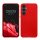 Kwmobile tok Samsung Galaxy S23 FE-hez, piros, szilikon, KWM000021WO006C