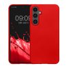 Kwmobile tok Samsung Galaxy S23 FE-hez, piros, szilikon, KWM000021WO006C