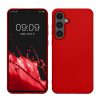 Kwmobile tok Samsung Galaxy S24 FE-hez, piros, szilikon, KWM000021WP006C
