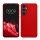 Kwmobile tok Samsung Galaxy S24 FE-hez, piros, szilikon, KWM000021WP006C