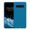Kwmobile tok Samsung Galaxy S10 készülékhez, kék, szilikon, KWM000009MS009C