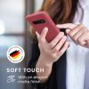 Kwmobile tok Samsung Galaxy S10 készülékhez, sötétrózsaszín, szilikon, KWM000009MS012C