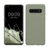 Kwmobile tok Samsung Galaxy S10 készülékhez, világoszöld, szilikon, KWM000009MS013C
