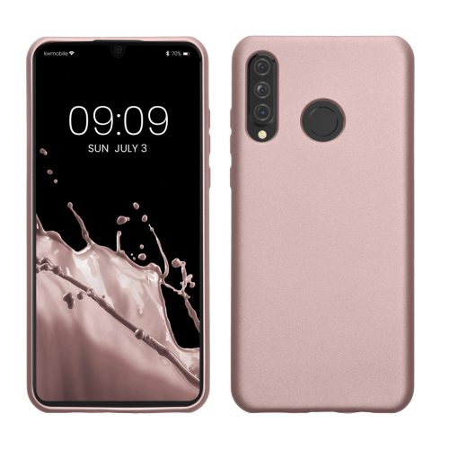 Kwmobile Huawei P30 Lite tok, krémszínű, szilikon, KWM000009NH070C