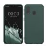 Kwmobile tok Samsung Galaxy A40-hez, sötétzöld, szilikon, KWM000009ZX035C