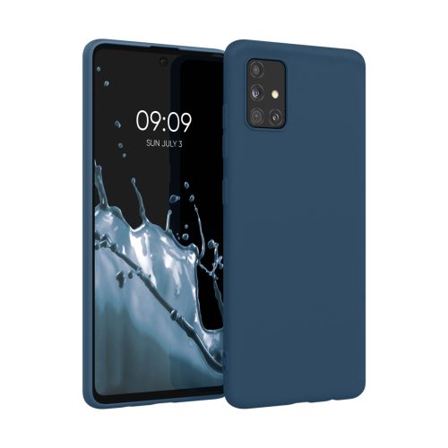 Kwmobile tok Samsung Galaxy A51 készülékhez, kék, szilikon, KWM000010YZ057C