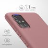 Kwmobile tok Samsung Galaxy A51 készülékhez, világos rózsaszín, szilikon, KWM000010YZ058C