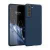 Kwmobile tok Samsung Galaxy S21 készülékhez, kék, szilikon, KWM000012BS049C