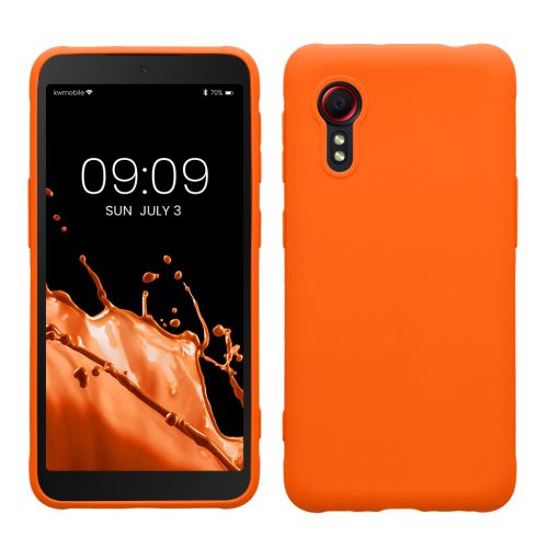Kwmobile tok Samsung Galaxy Xcover 5-höz, narancssárga, szilikon, KWM000012NV037C