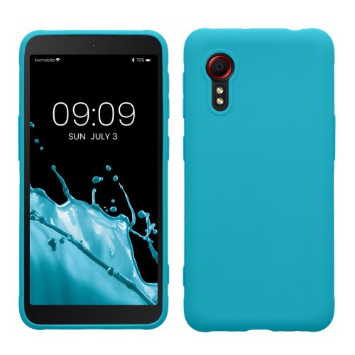 Kwmobile tok Samsung Galaxy Xcover 5-höz, világoskék, szilikon, KWM000012NV038C