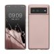Kwmobile Google Pixel 6 tok, krémszínű, szilikon, KWM000013MC018C