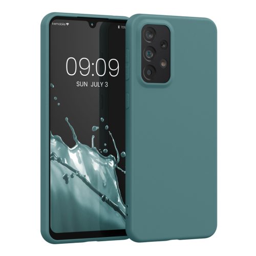 Kwmobile tok Samsung Galaxy A33 5G-hez, világoszöld, szilikon, KWM000015FQ011C