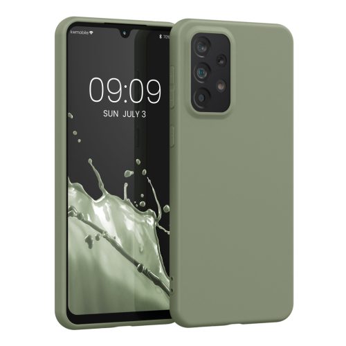 Kwmobile tok Samsung Galaxy A33 5G-hez, világoszöld, szilikon, KWM000015FQ015C