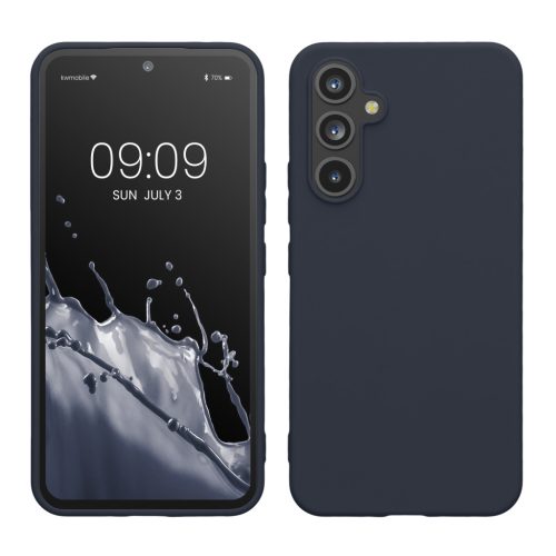 Kwmobile tok Samsung Galaxy A54 5G-hez, sötétkék, szilikon, KWM000018FR046C