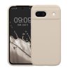 Kwmobile Google Pixel 8a tok, krémszínű, szilikon, KWM000020KQ054C