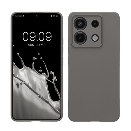 Kwmobile tok Xiaomi Redmi Note 13 Pro 5G-hez, bézs, szilikon, KWM000020LD037C