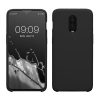 Kwmobile OnePlus 6T tok, fekete, szilikon, KWM000009BL036C