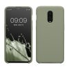 Kwmobile OnePlus 6T tok, világoszöld, szilikon, KWM000009BL039C