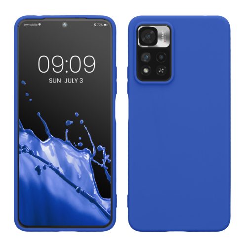 Kwmobile tok Xiaomi Redmi Note 11 Pro Plus 5G/Note 11 Pro Plus 5G készülékhez, kék, szilikon, KWM000015PY013C