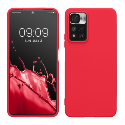 Kwmobile tok Xiaomi Redmi Note 11 Pro Plus 5G/Note 11 Pro Plus 5G készülékhez, rózsaszín, szilikon, KWM000015PY014C