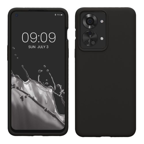 Kwmobile OnePlus Nord 2T tok, fekete, szilikon, KWM000016CQ020C