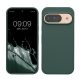 Kwmobile Google Pixel 9/Pixel 9 Pro tok, sötétzöld, szilikon, KWM000020PI025C