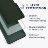 Kwmobile Google Pixel 9 Pro XL tok, sötétzöld, szilikon, KWM000020PV026C