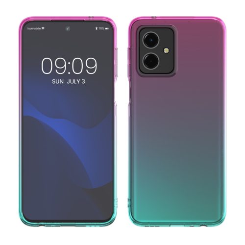 Kwmobile tok Motorola Moto G54-hez, többszínű, szilikon, KWM000022VZ001C