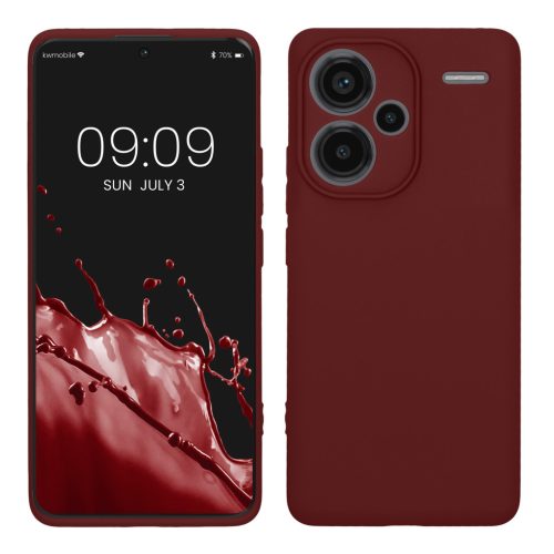 Kwmobile tok Xiaomi Redmi Note 13 Pro Plus 5G-hez, lila, szilikon, KWM000020OF008C