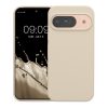 Kwmobile tok Google Pixel 9/Pixel 9 Pro készülékhez, krémszínű, szilikon, KWM000020PI030C