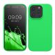 Kwmobile tok Apple iPhone 15 Pro készülékhez, zöld, szilikon, KWM000020CC050C