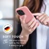 Kwmobile tok Apple iPhone 15 Pro készülékhez, világos rózsaszín, szilikon, KWM000020CC052C