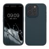 Kwmobile tok Apple iPhone 15 Pro Max készülékhez, sötétzöld, szilikon, KWM000020CD020C