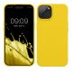 Kwmobile tok Apple iPhone 15-höz, sárga, szilikon, KWM000020CE005C